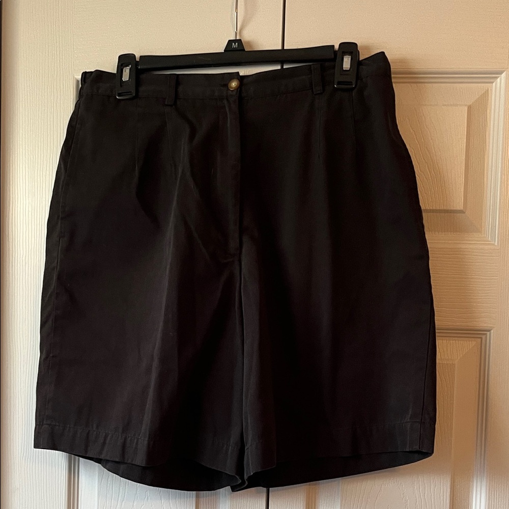 Classic Black Women's Bermuda Shorts